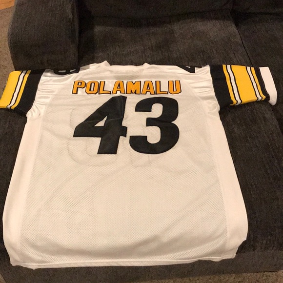 White Troy Polamalu Steelers Jersey - Picture 6 of 6